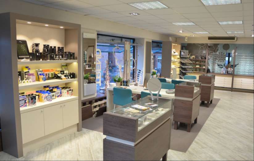 Ladeneinrichtung von brille + mode